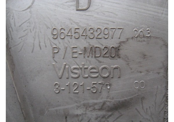 обшивка стійки,правої задньої,Peugeot 407,1.6hdi,9645432977